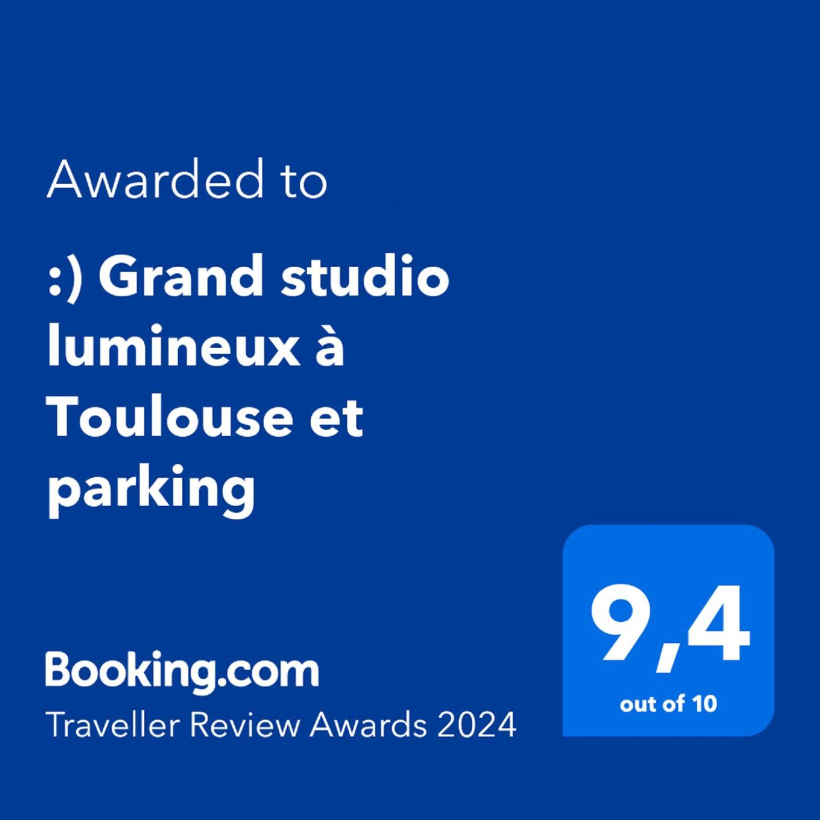 :) Grand Studio Lumineux A Toulouse Et Parking Bagian luar foto
