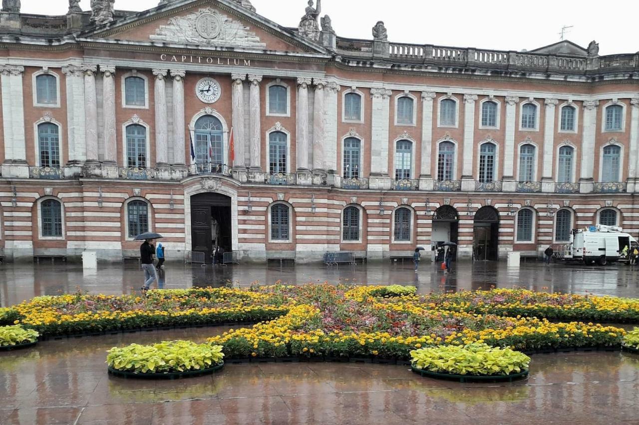 :) Grand Studio Lumineux A Toulouse Et Parking Bagian luar foto