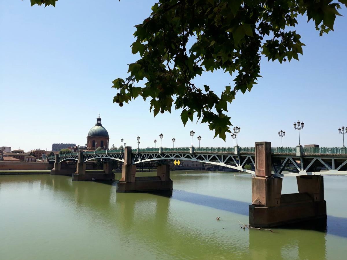 :) Grand Studio Lumineux A Toulouse Et Parking Bagian luar foto
