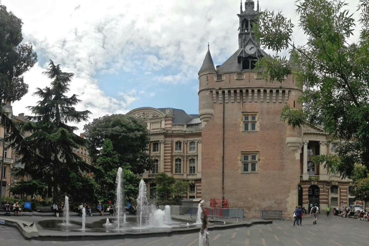 :) Grand Studio Lumineux A Toulouse Et Parking Bagian luar foto
